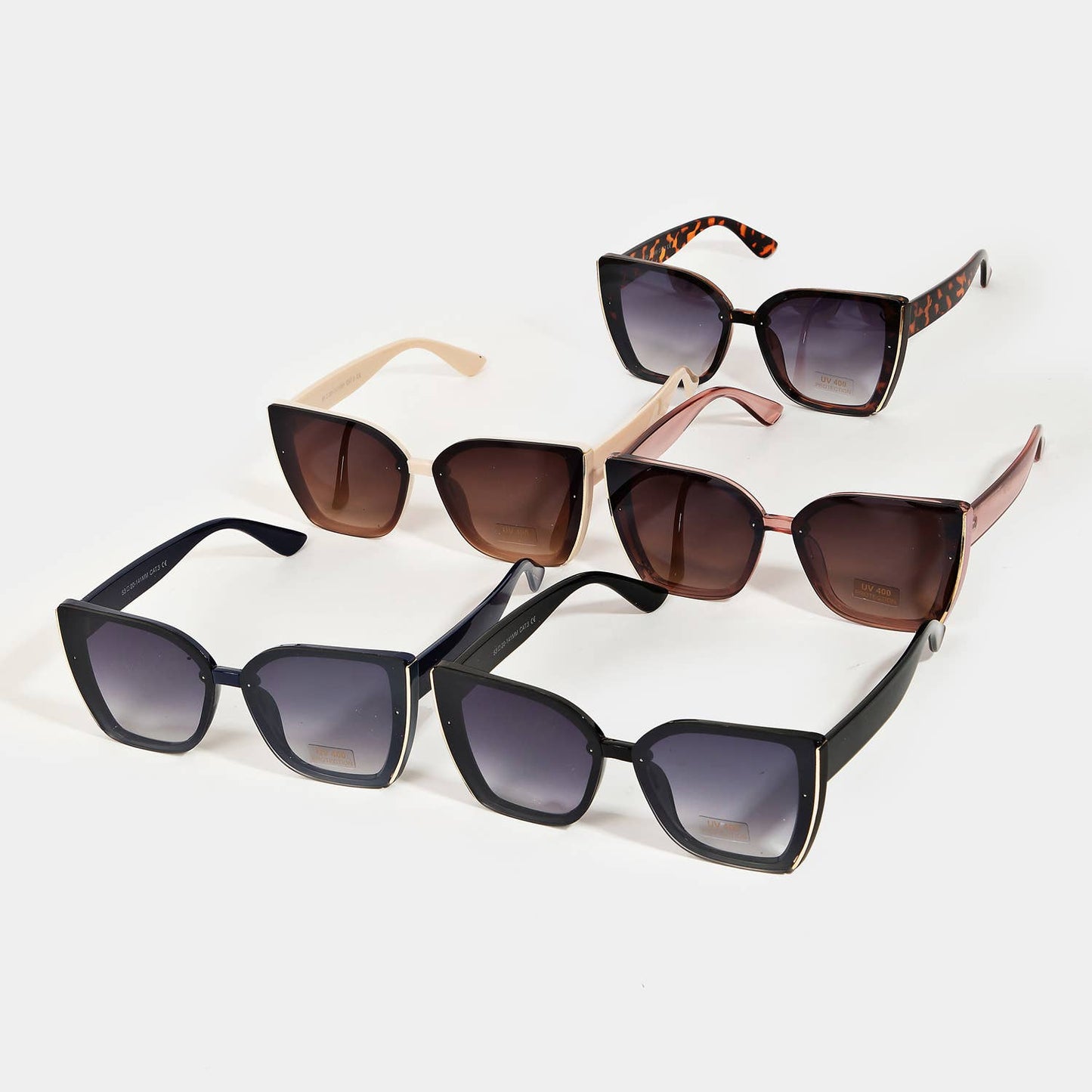 Acetate Frame Sunglasses Set