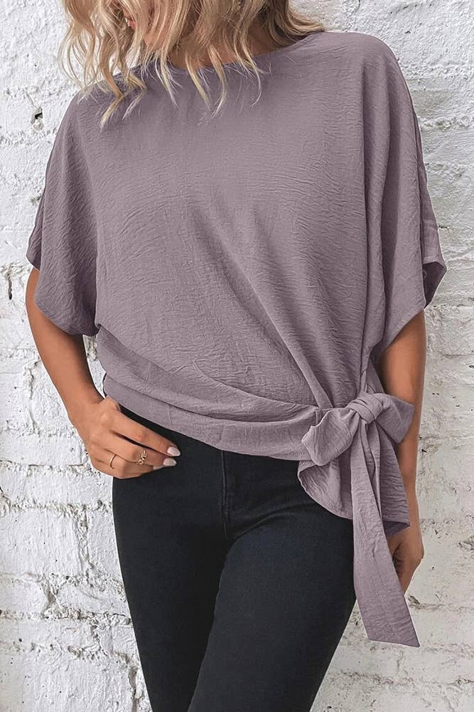 Batwing Sleeves Blouse (3 colors)
