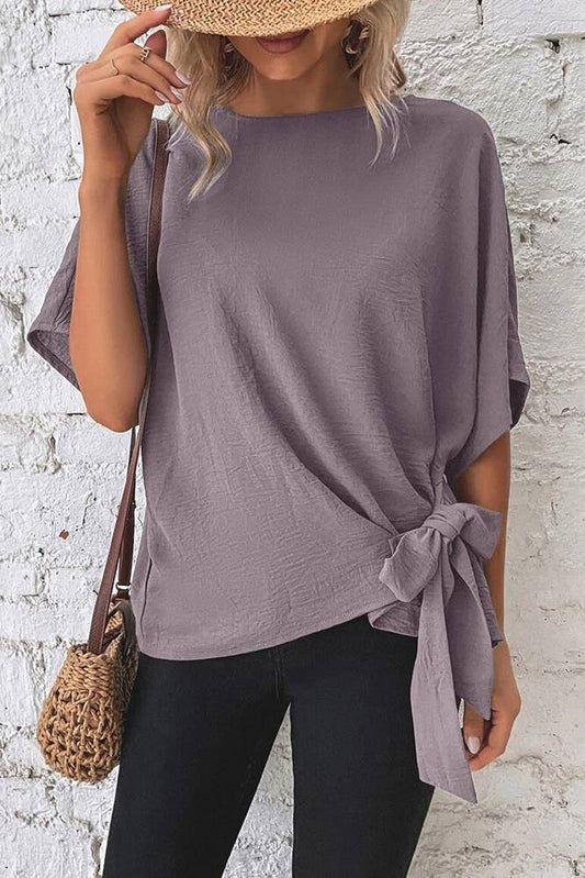 Batwing Sleeves Blouse (5 colors)