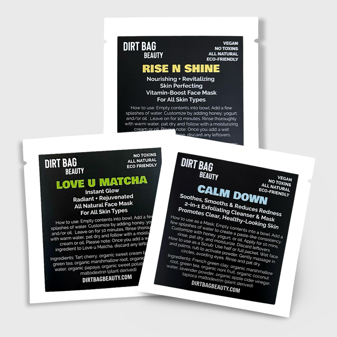 Single-use Vitamin Boost Vegan Powder Face Mask-Rise n Shine