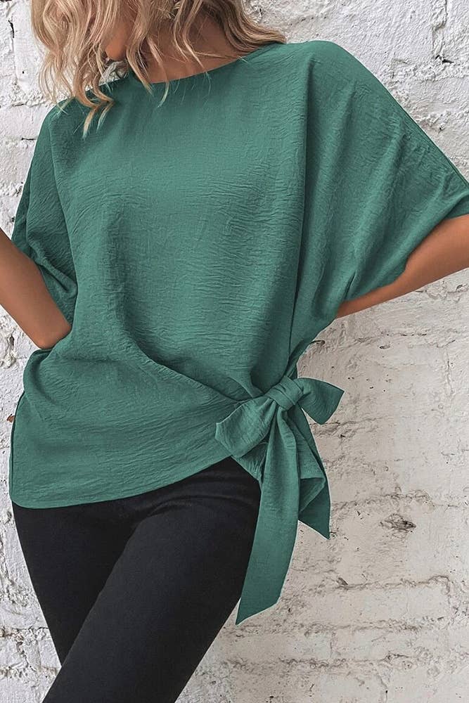 Batwing Sleeves Blouse (3 colors)