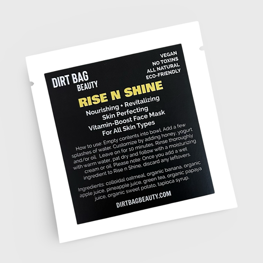 Single-use Vitamin Boost Vegan Powder Face Mask-Rise n Shine