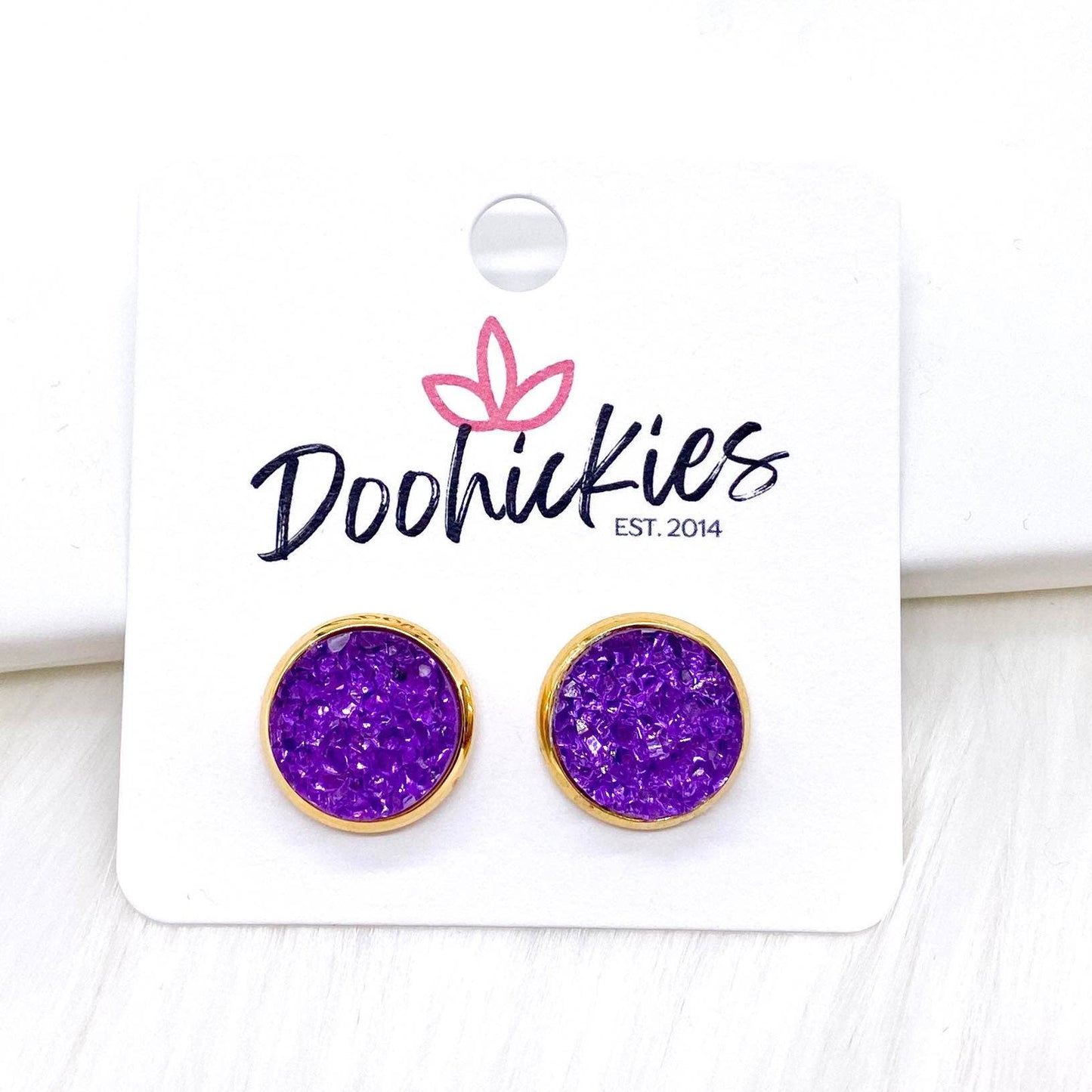 12mm Sparkle Spirit Studs -Earrings