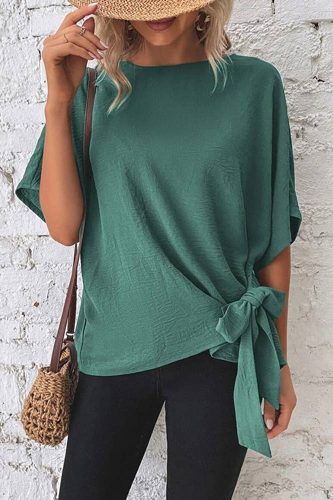 Batwing Sleeves Blouse (3 colors)