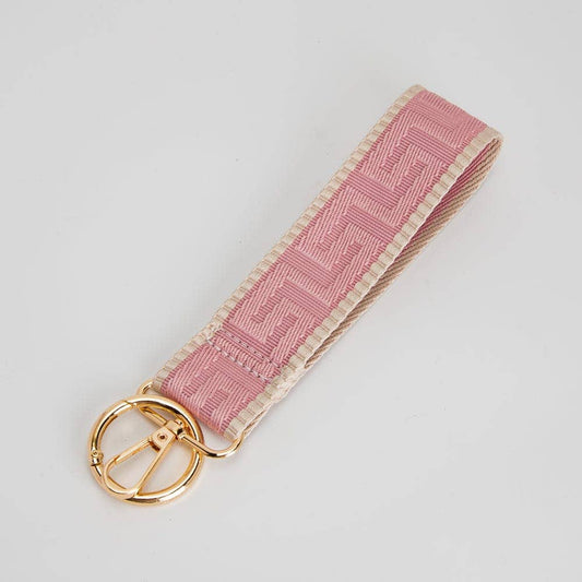 Geometric Wristband Keychain