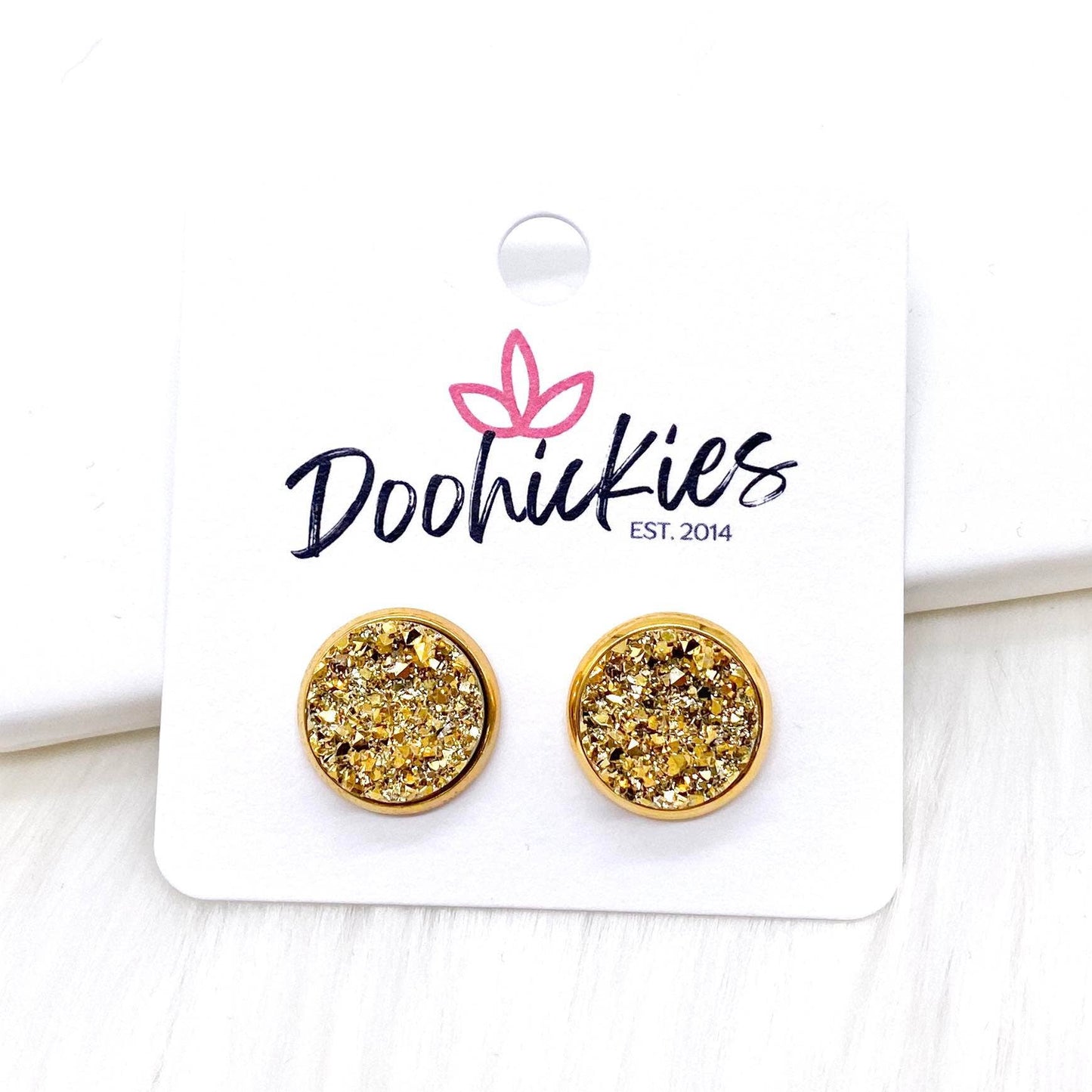 12mm Sparkle Spirit Studs -Earrings