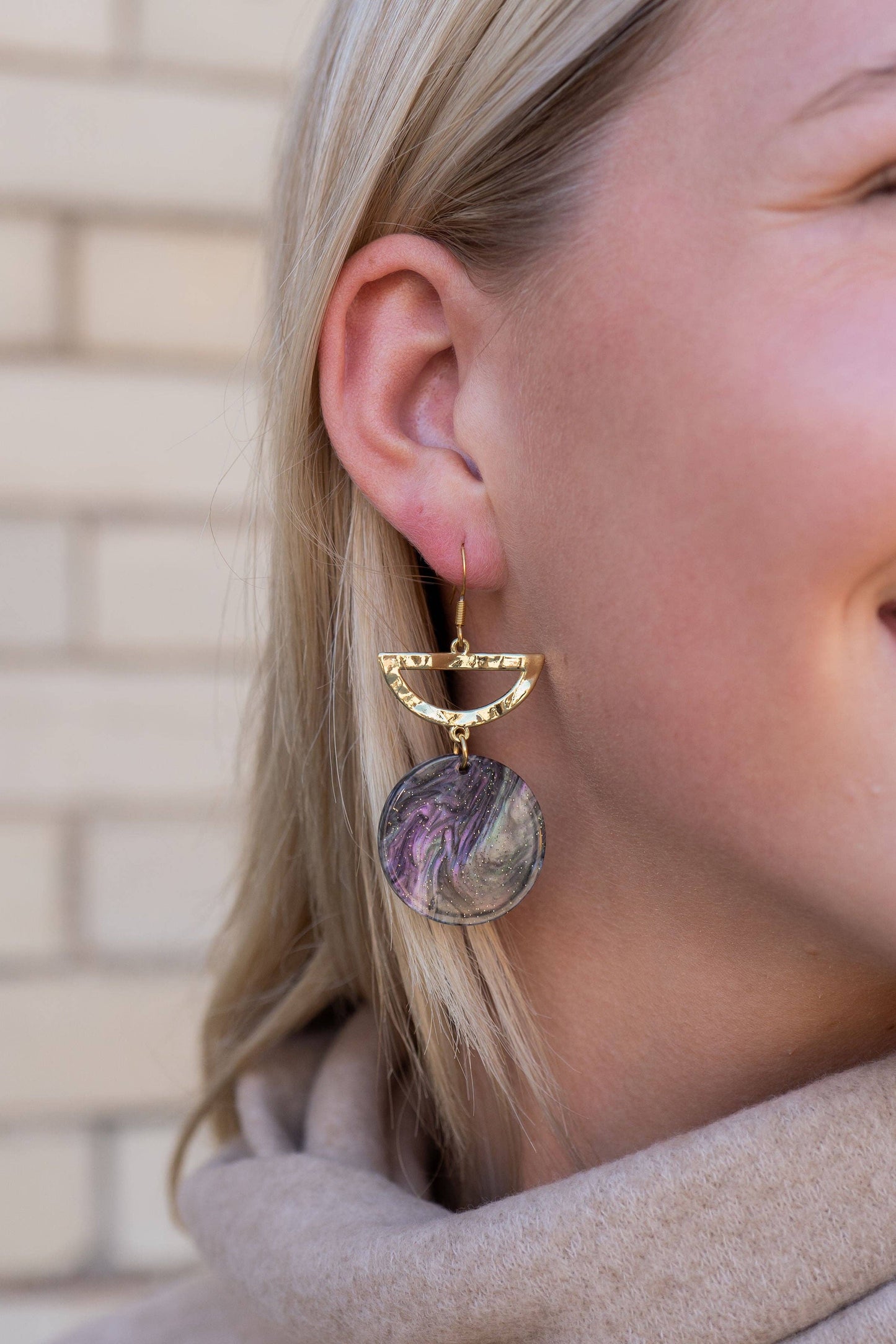 Natasha Earrings - Forrest Shimmer