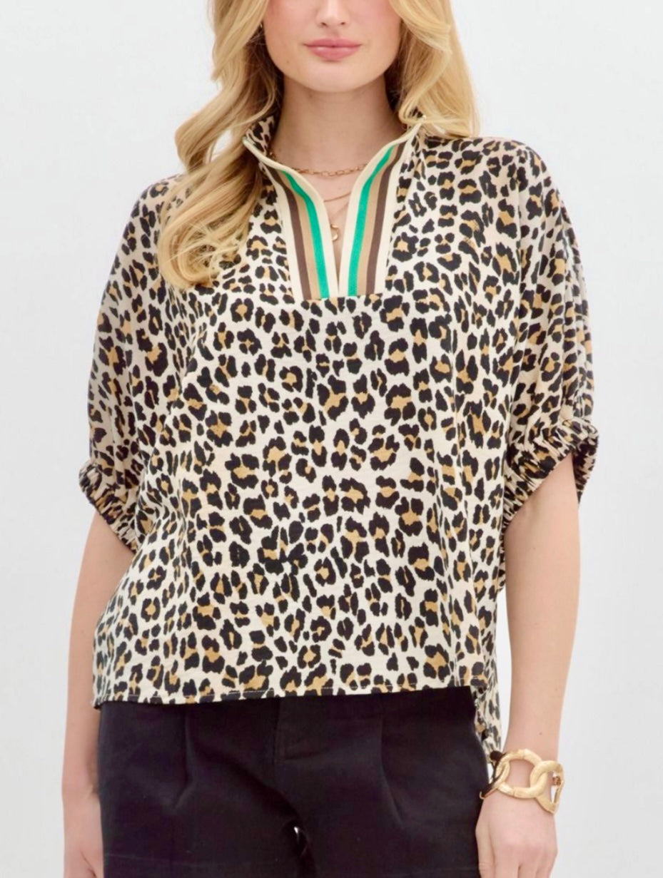 Leopard Blouse