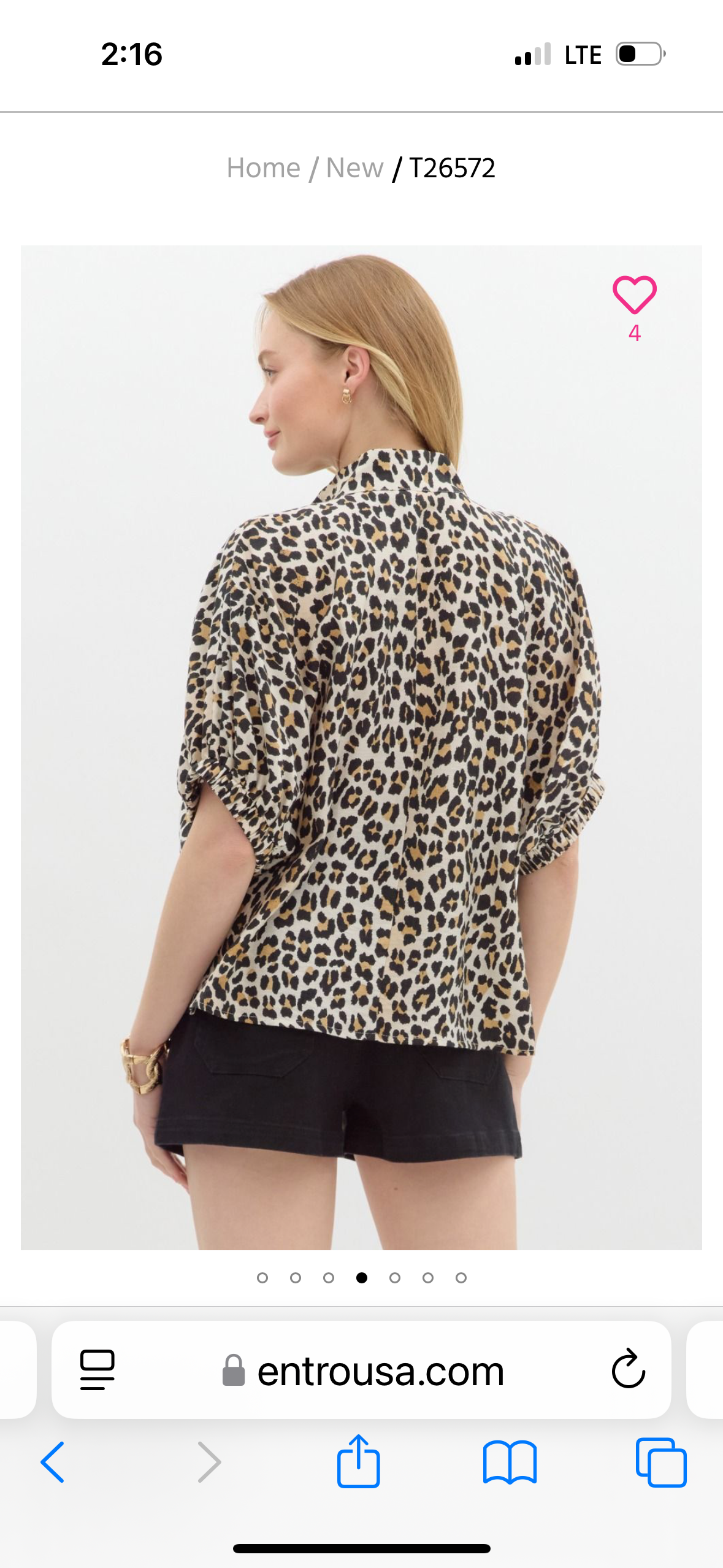 Leopard Blouse