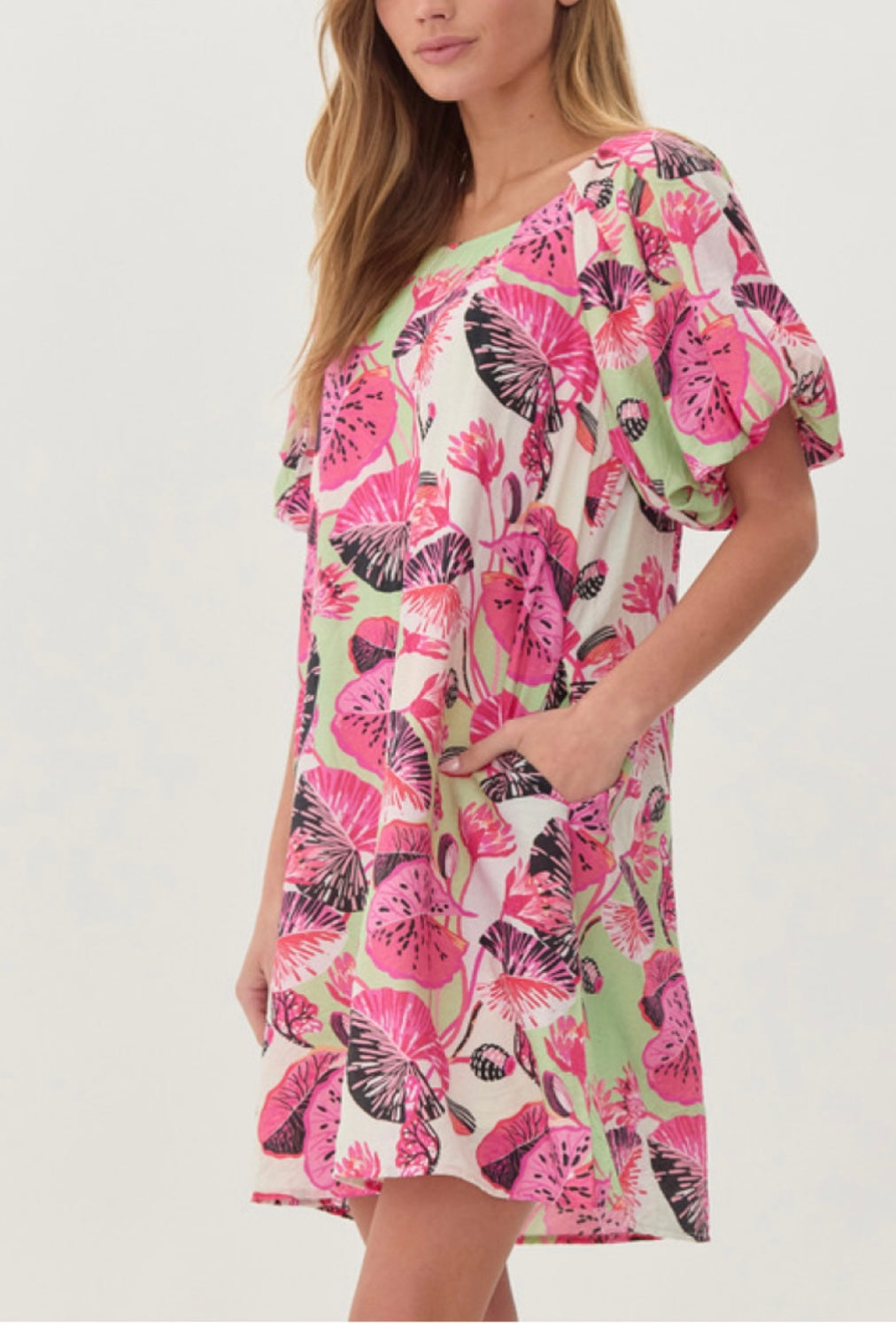 monstera dress