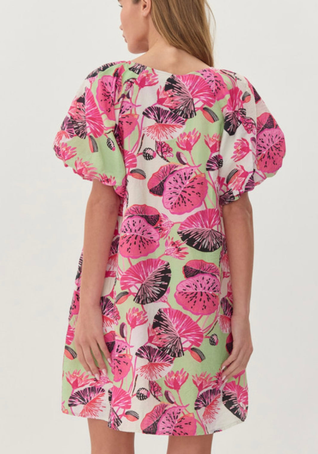 monstera dress