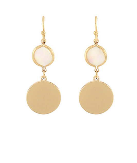 Disk Earrings