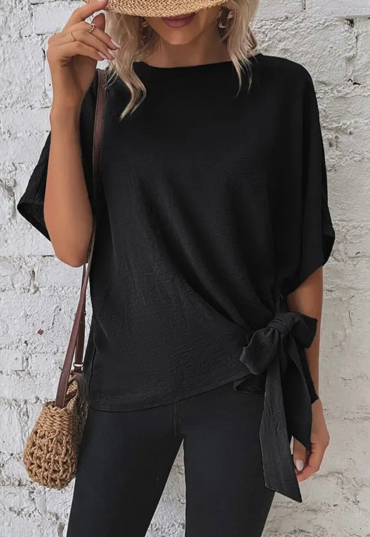 Batwing Sleeves Blouse (5 colors)