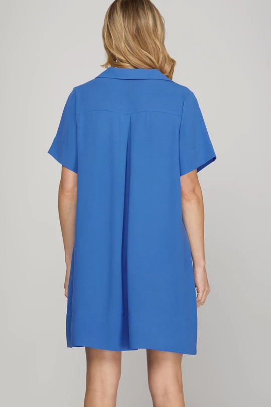 Collared Shift Dress (3 colors)