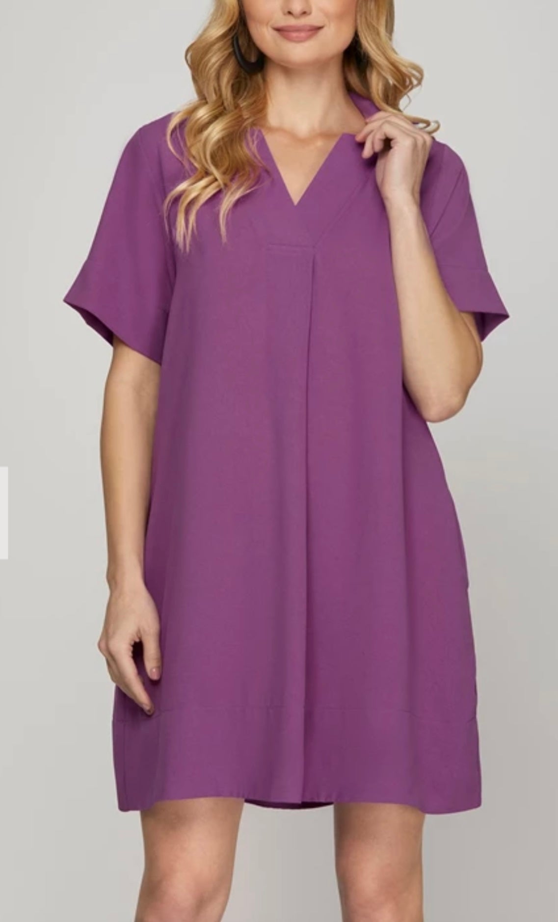 Collared Shift Dress (3 colors)