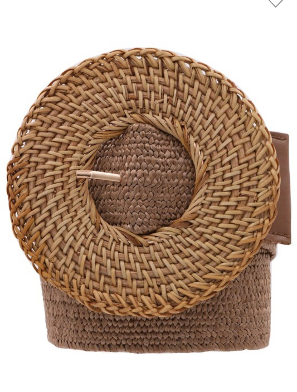 Straw Buckle Belt (2 colors)