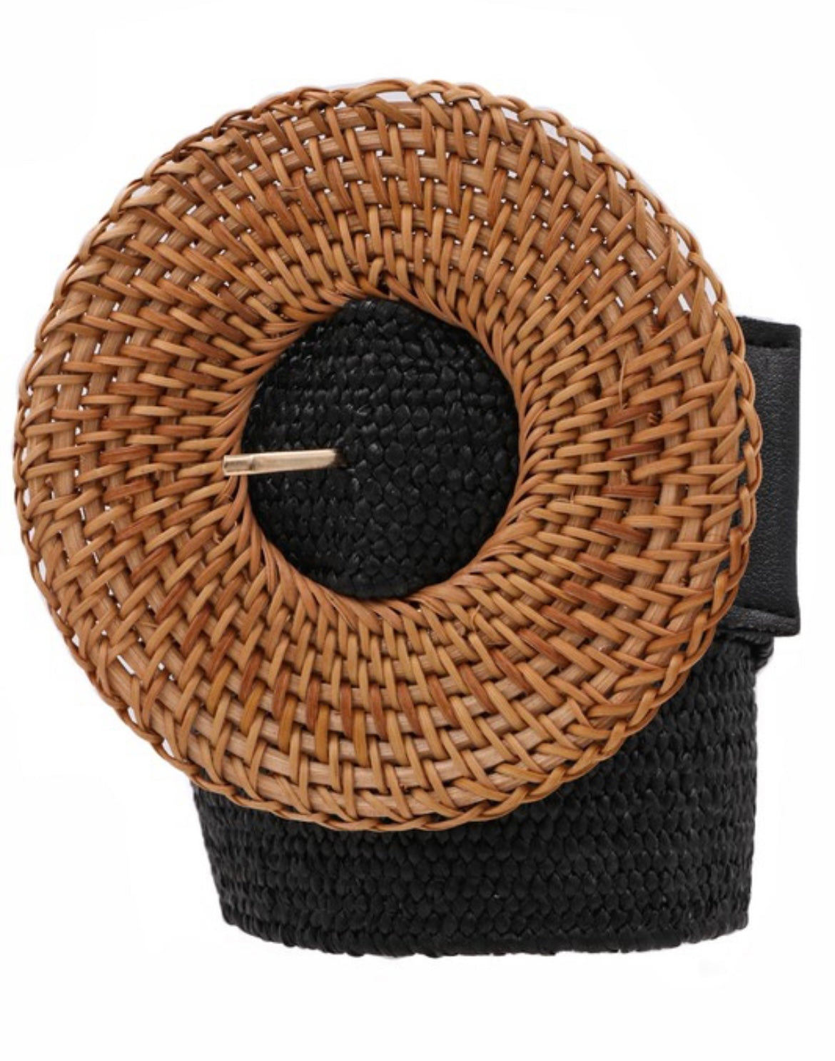 Straw Buckle Belt (2 colors)