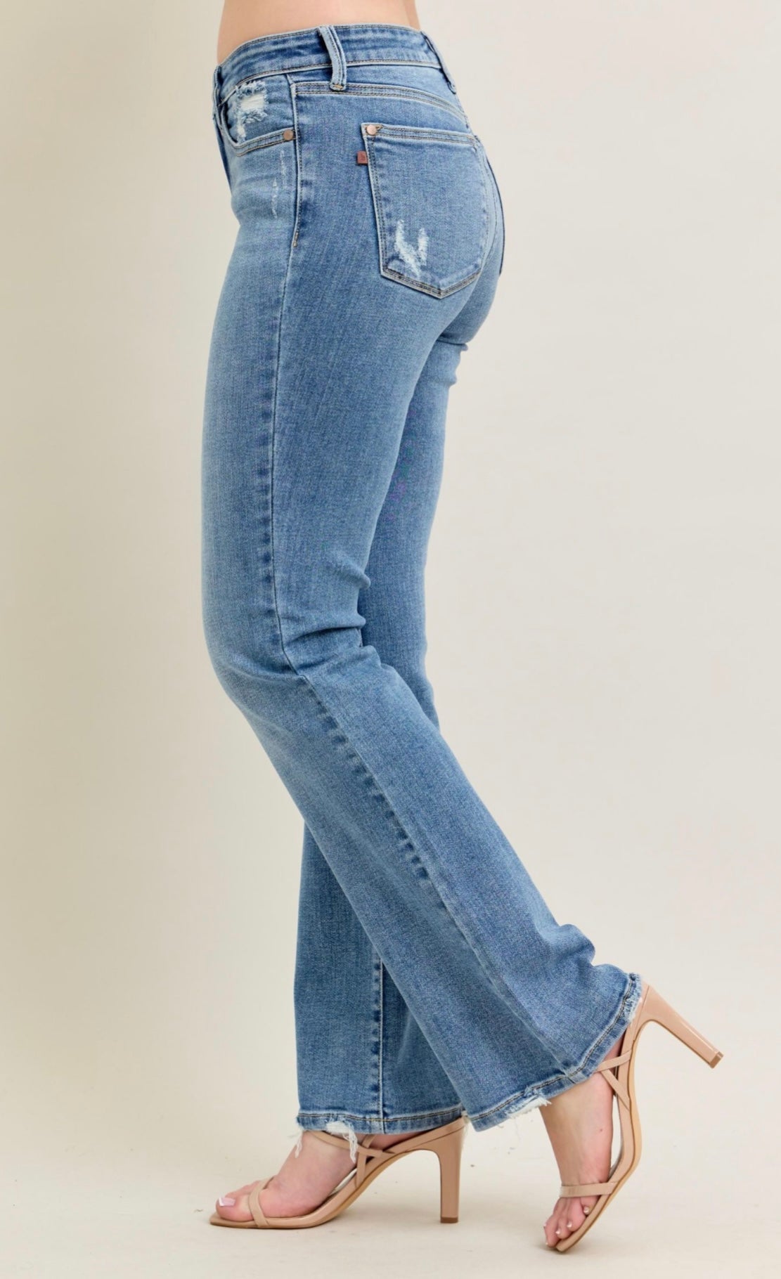 Judy Blue MR Vintage Wash Boot Cut Jeans