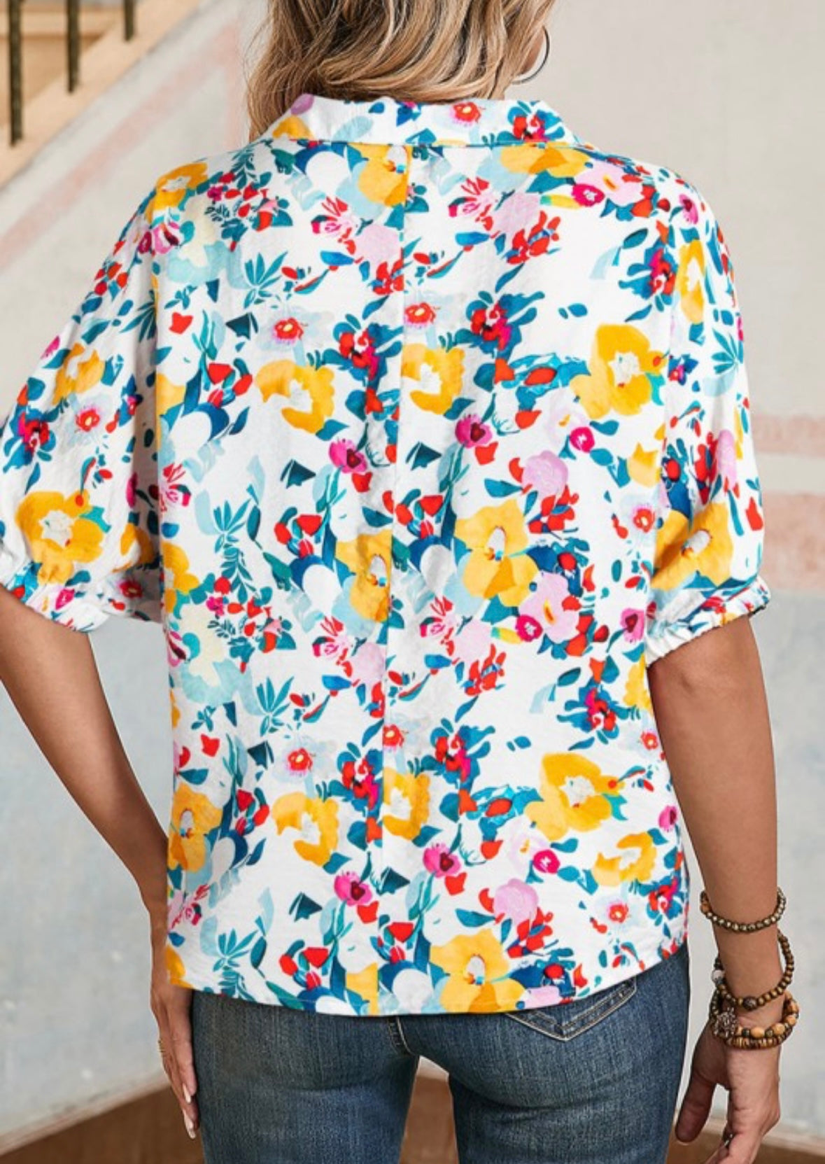 Burst of Floral Blouse