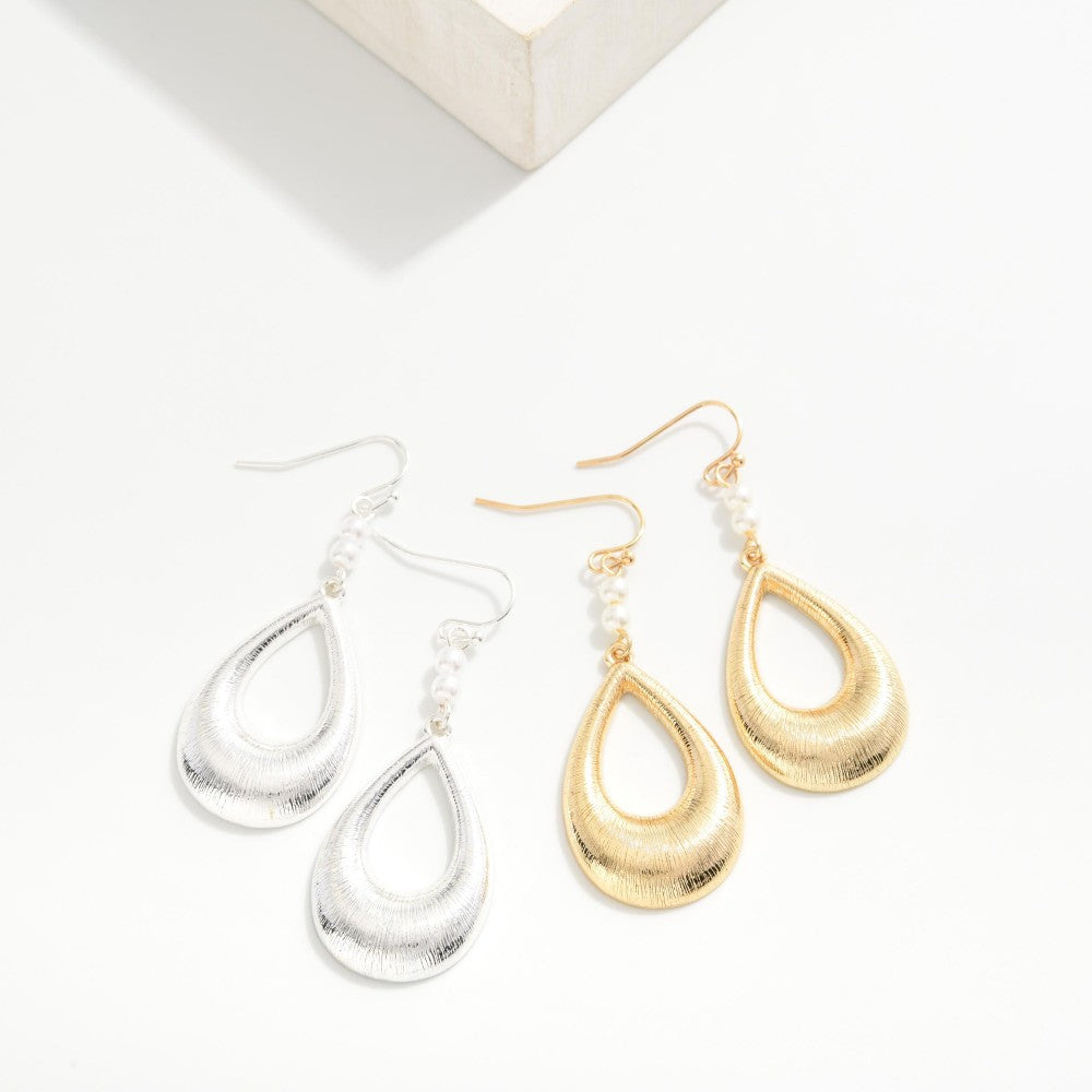 Pearls & Hoops Earrings