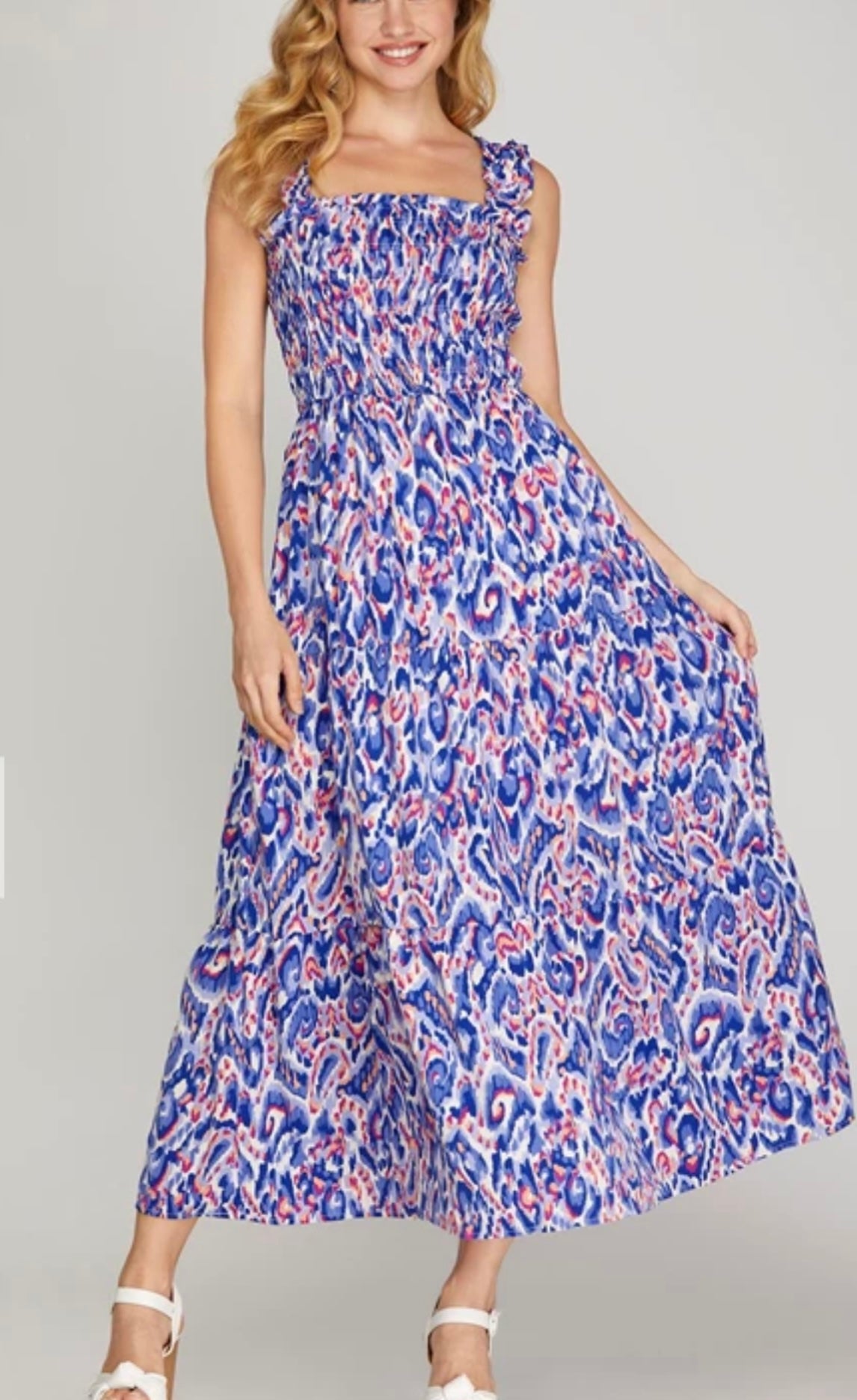 Ocean Confetti Maxi Dress