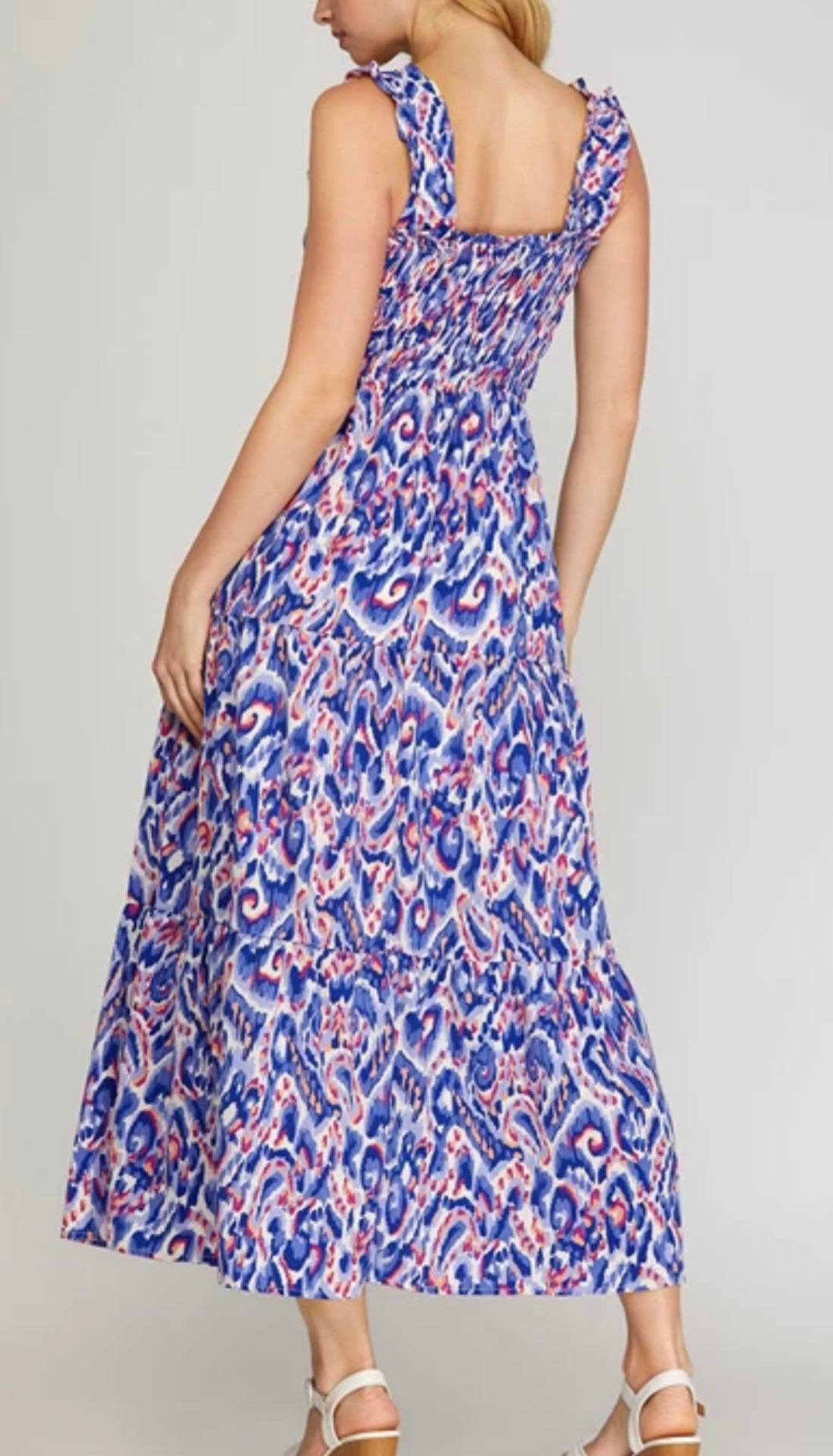 Ocean Confetti Maxi Dress