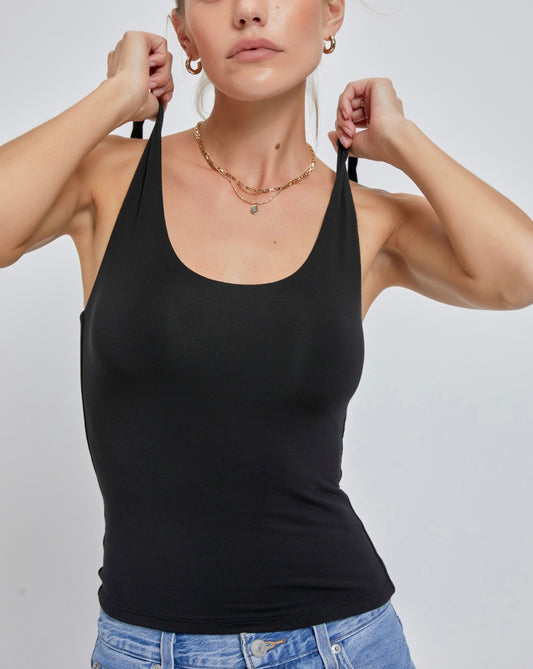 Basic Double Lined Tank (3 colors)