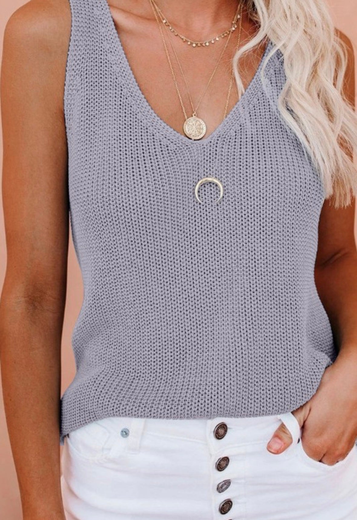 Ice Silk Knitted Tank (2 colors)