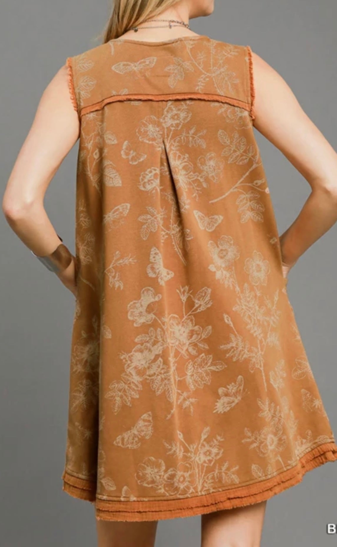 Golden Amber Shift Dress