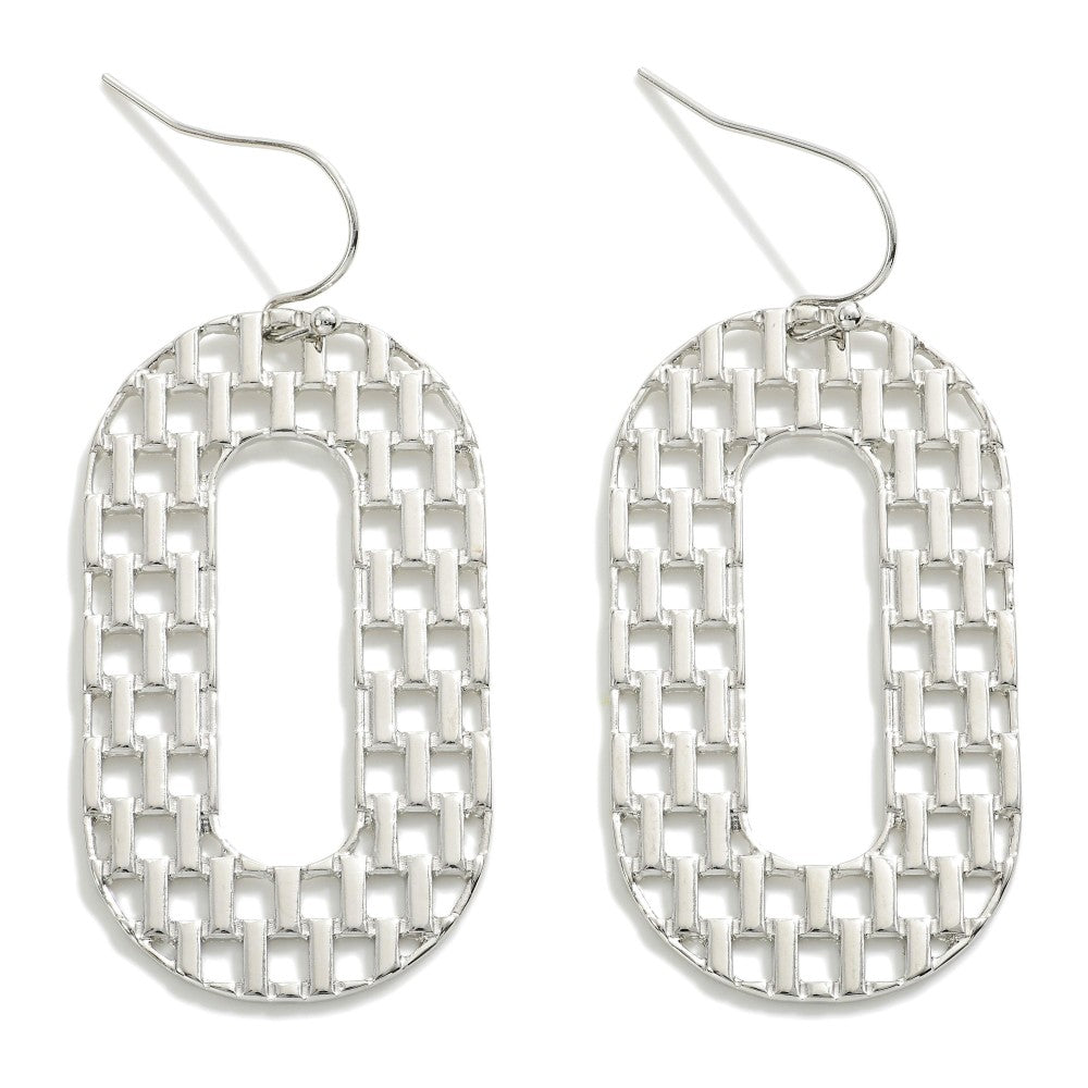 Silver Latice Earrings