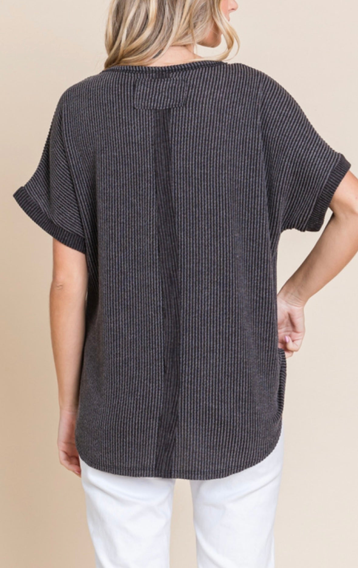 Ribbed Knit Top
