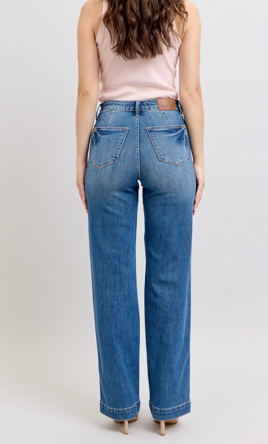 Judy Blue HW Straight Trouser Jeans