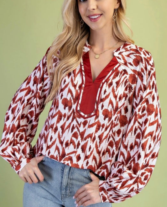 Watercolor Blouse