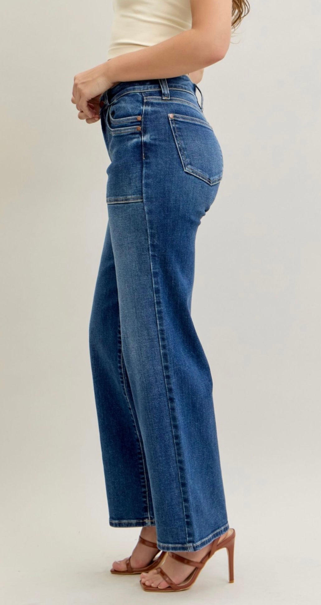 Judy Blue MR 90’s Straight Leg Jeans