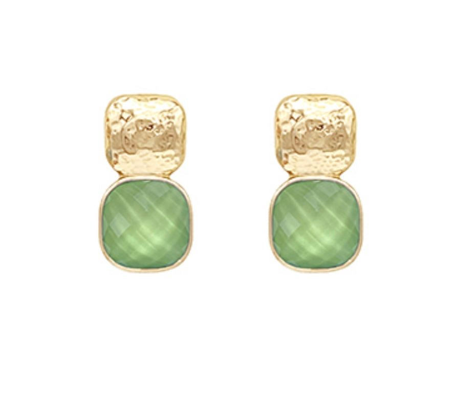 Epoxy Stone Earrings (3 options)