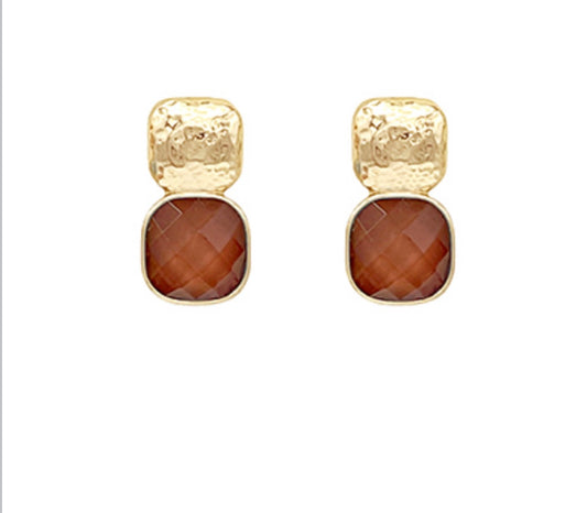 Epoxy Stone Earrings (3 options)