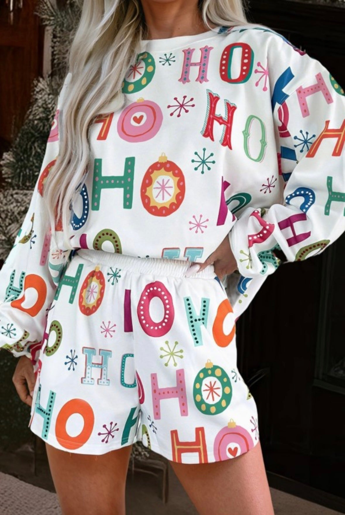 Ho Ho Ho Pajama Set