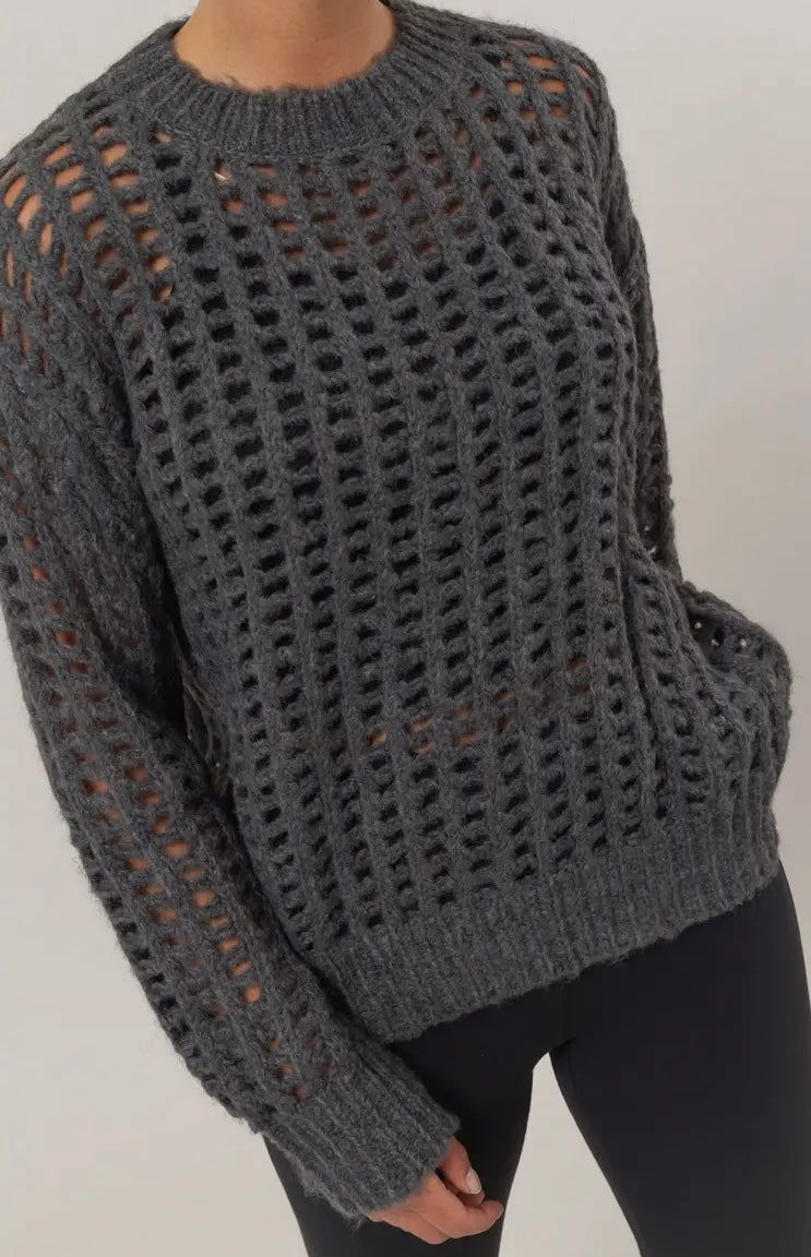 Open Knit Sweater