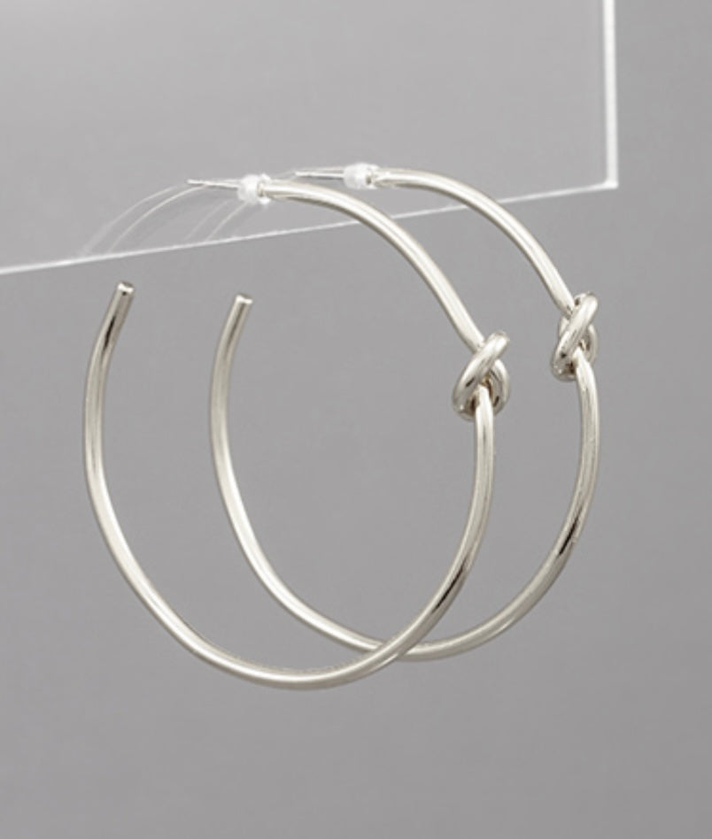 Knot Open Hoops (2 options)