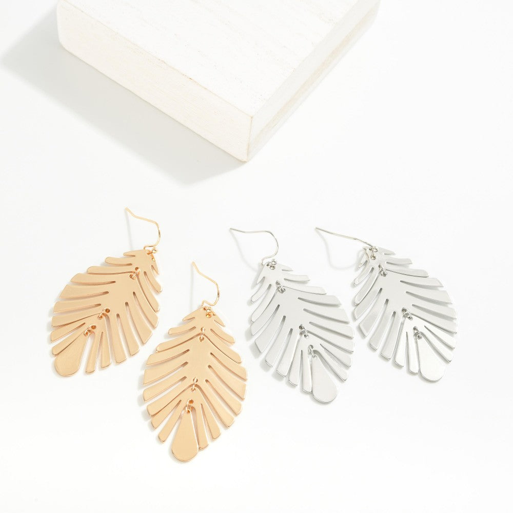 Leaf Drop Earrings