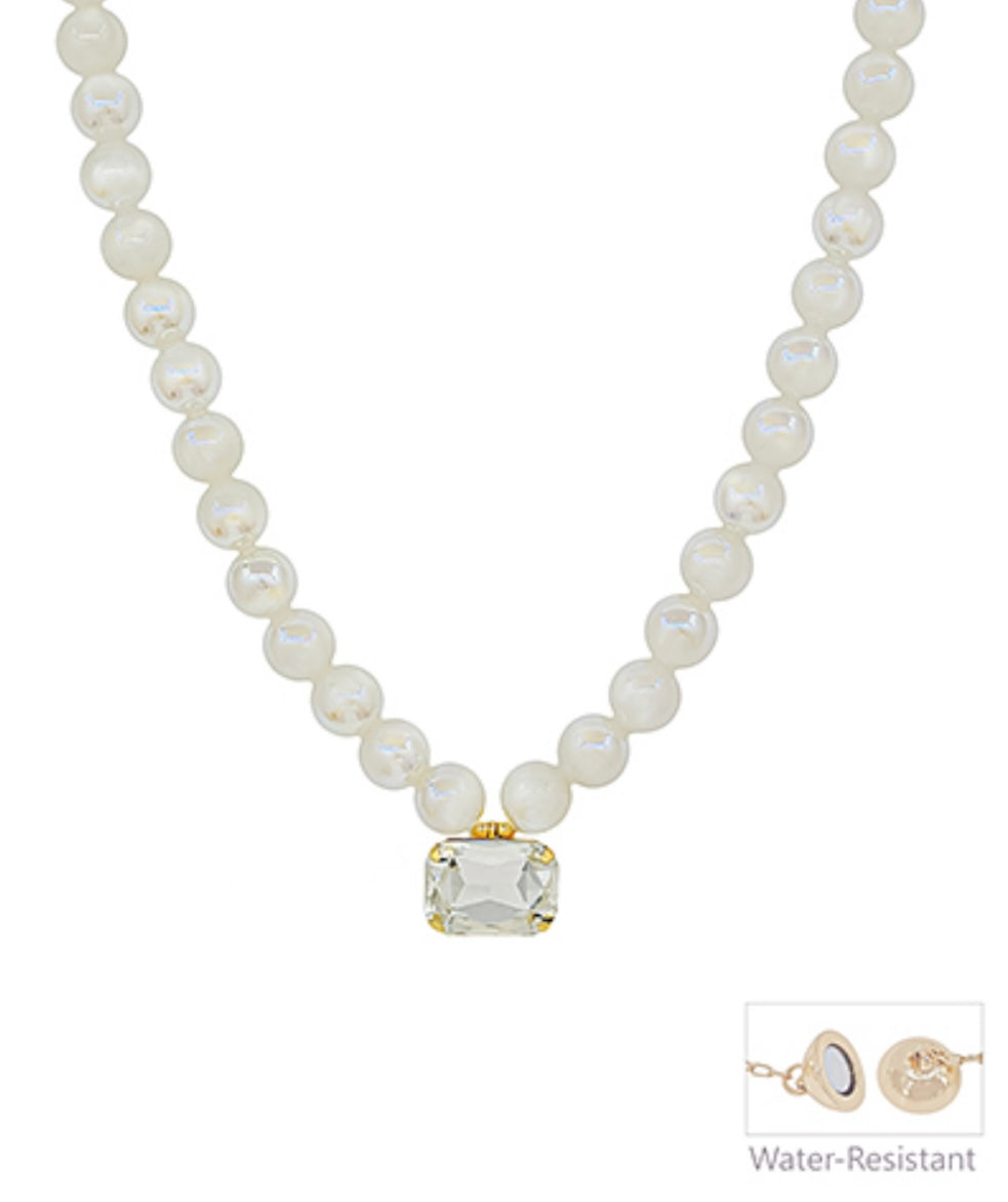 Candy Bead Stone Necklace