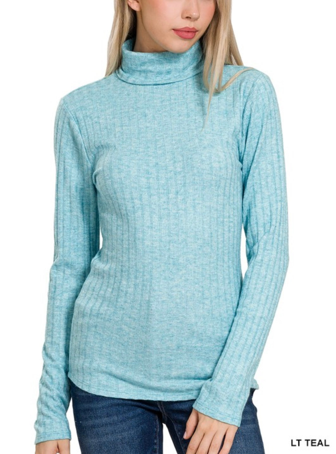 Ribbed Turtleneck (3 colors)