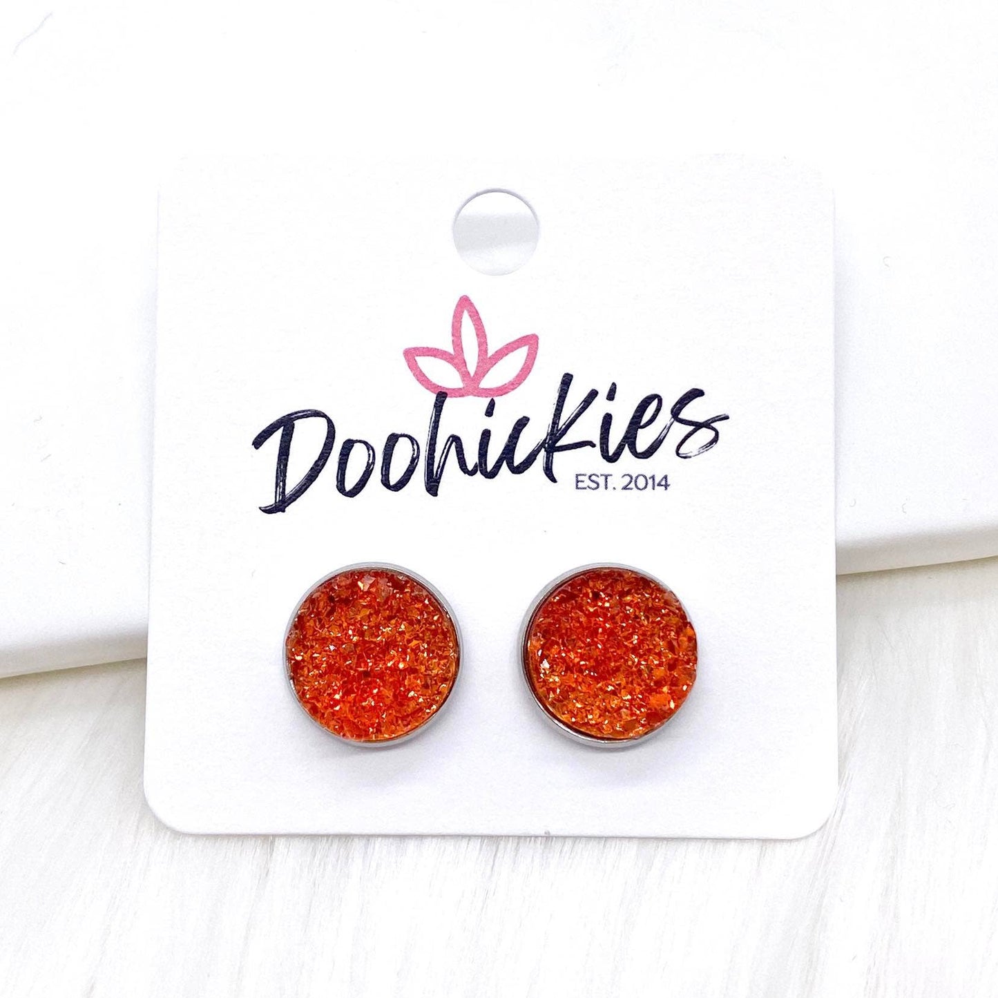 12mm Sparkle Spirit Studs -Earrings