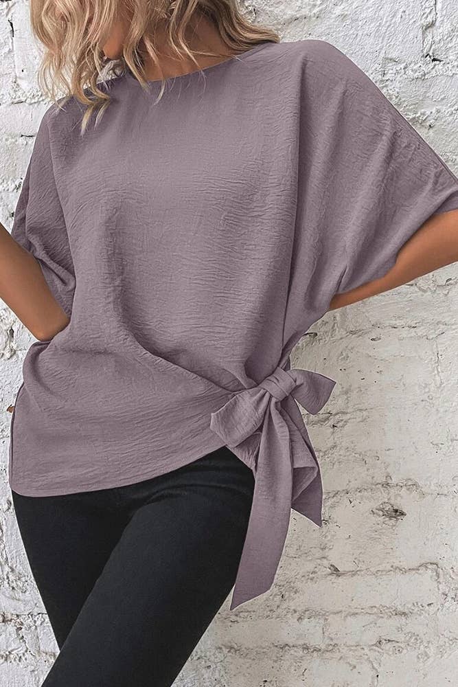 Batwing Sleeves Blouse (3 colors)