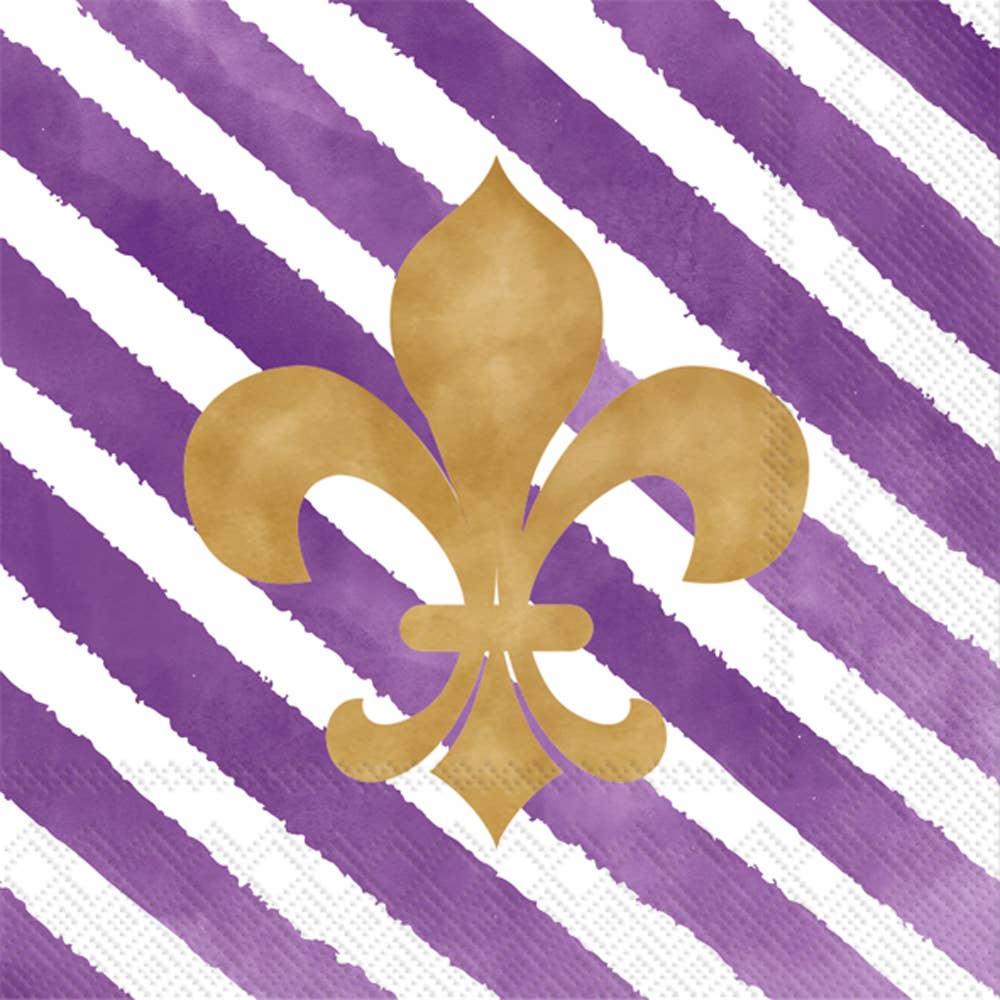 Fluer de Lis Lunch Napkins 20 Count French Quarter