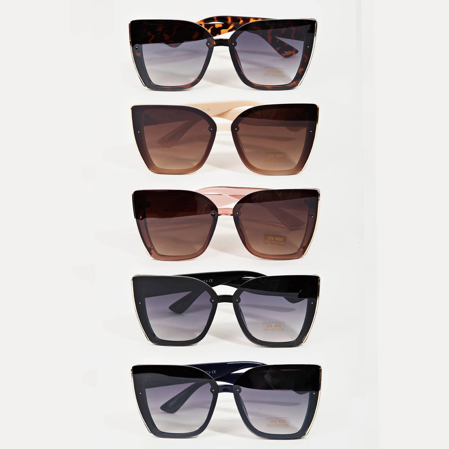 Acetate Frame Sunglasses Set