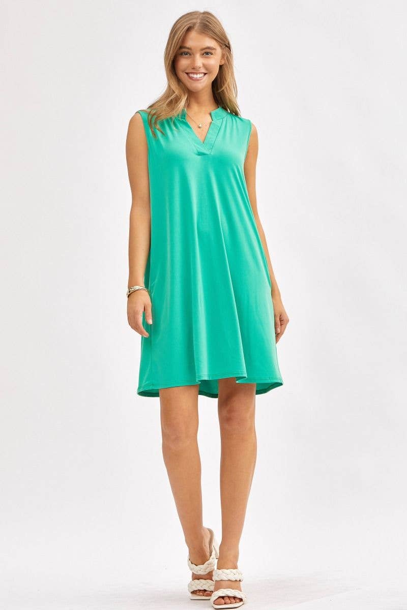 Elegant Solid Colored Dress (2 colors)