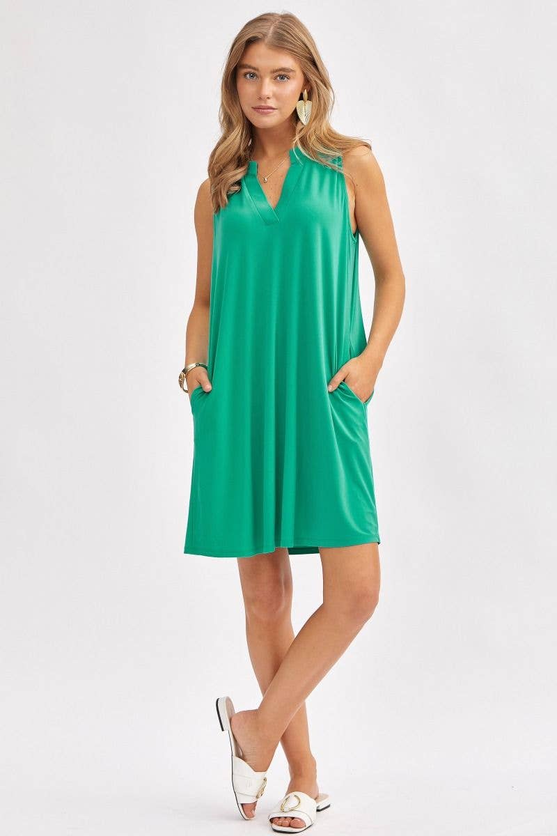 Elegant Solid Colored Dress (2 colors)