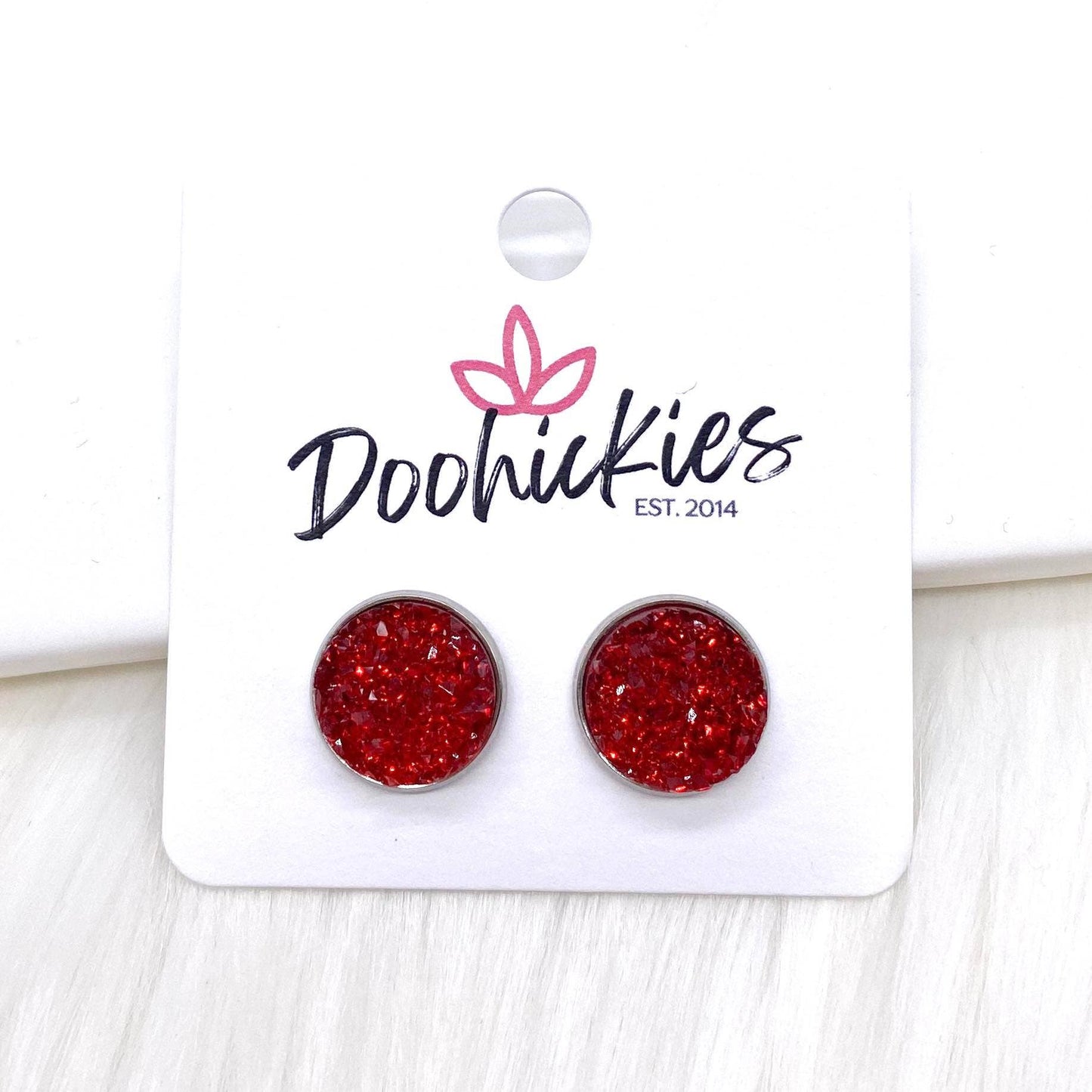 12mm Sparkle Spirit Studs -Earrings