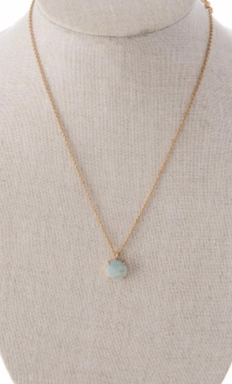 Stone Pendant Necklace